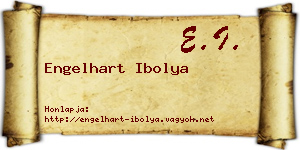 Engelhart Ibolya névjegykártya